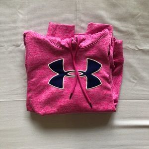 Pink and purple Under Armour hoodie